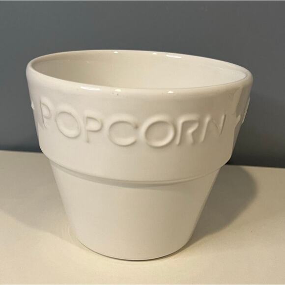 Crate & Barrel Ceramic Popcorn Bowl - Individual - Picture 1 of 8